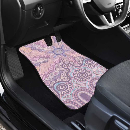 Aboriginal-Islanders NAIDOC Week Car Mats River and land aboriginal art