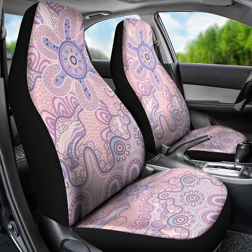 Aboriginal-Islanders NAIDOC Week Car Seat Cover River and land aboriginal art