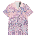 Aboriginal-Islanders NAIDOC Week Family Matching Mermaid Dress and Hawaiian Shirt River and land aboriginal art