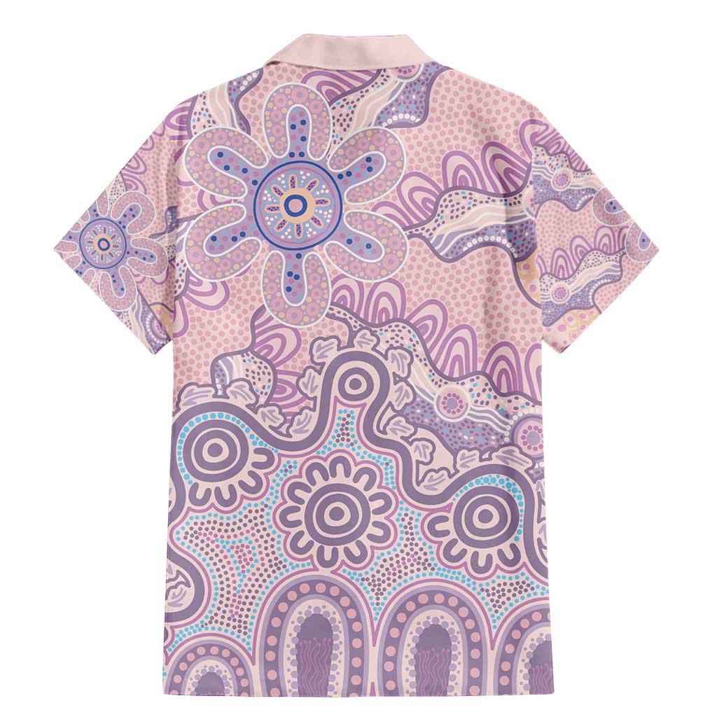 Aboriginal-Islanders NAIDOC Week Family Matching Mermaid Dress and Hawaiian Shirt River and land aboriginal art