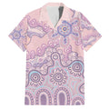 Aboriginal-Islanders NAIDOC Week Family Matching Summer Maxi Dress and Hawaiian Shirt River and land aboriginal art