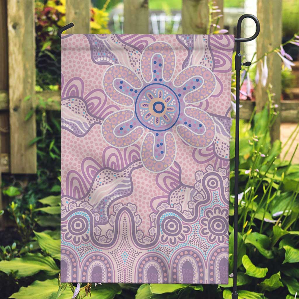 Aboriginal-Islanders NAIDOC Week Garden Flag River and land aboriginal art