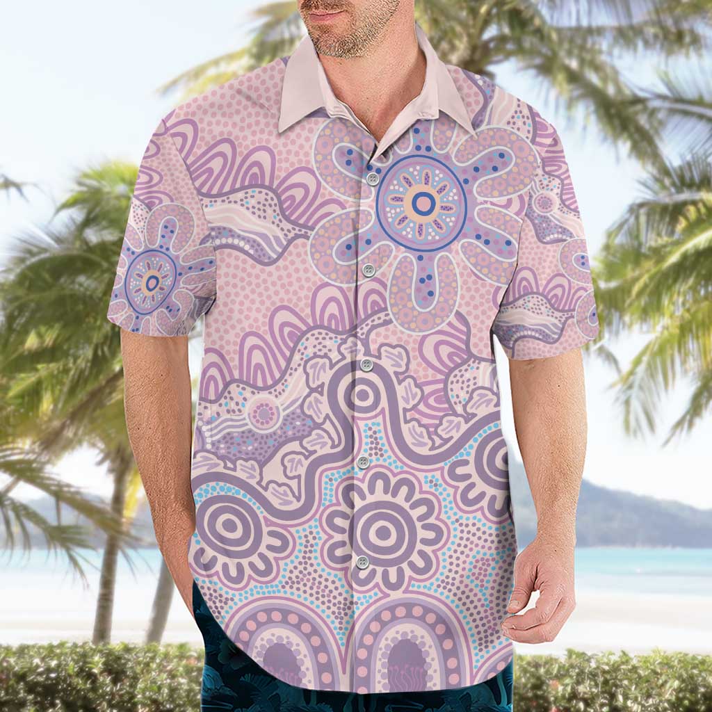 Aboriginal-Islanders NAIDOC Week Hawaiian Shirt River and land aboriginal art