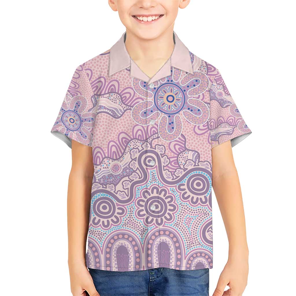 Aboriginal-Islanders NAIDOC Week Hawaiian Shirt River and land aboriginal art