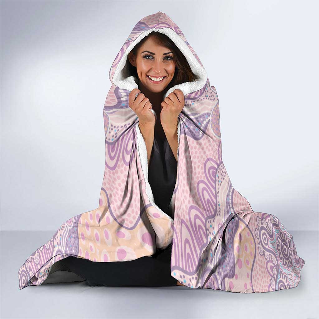 Aboriginal-Islanders NAIDOC Week Hooded Blanket River and land aboriginal art