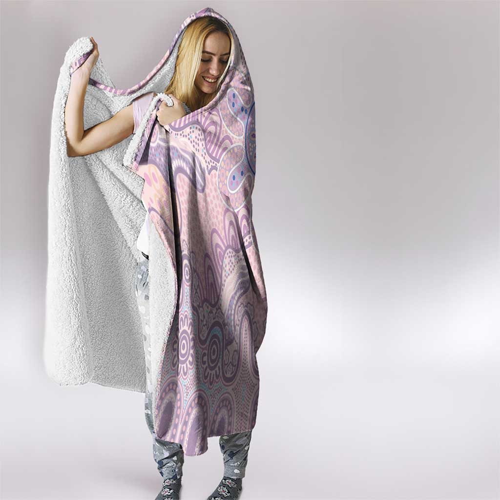 Aboriginal-Islanders NAIDOC Week Hooded Blanket River and land aboriginal art