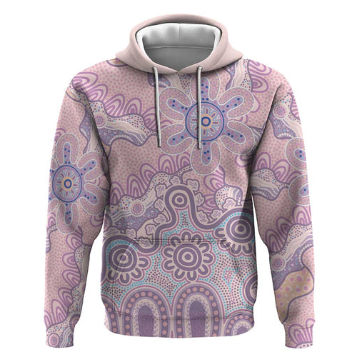 Aboriginal-Islanders NAIDOC Week Hoodie River and land aboriginal art