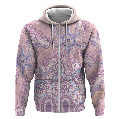 Aboriginal-Islanders NAIDOC Week Hoodie River and land aboriginal art