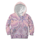 Aboriginal-Islanders NAIDOC Week Kid Hoodie River and land aboriginal art