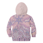 Aboriginal-Islanders NAIDOC Week Kid Hoodie River and land aboriginal art