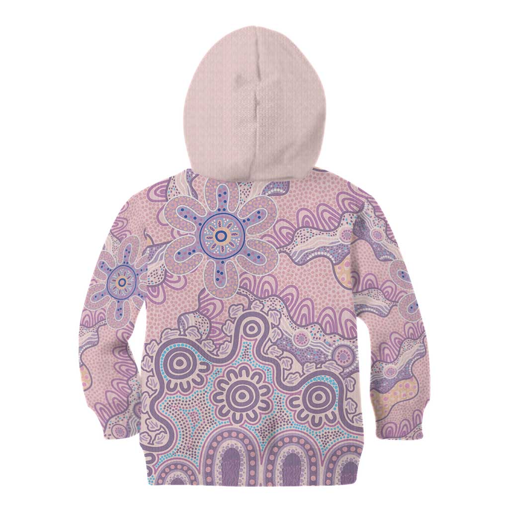 Aboriginal-Islanders NAIDOC Week Kid Hoodie River and land aboriginal art