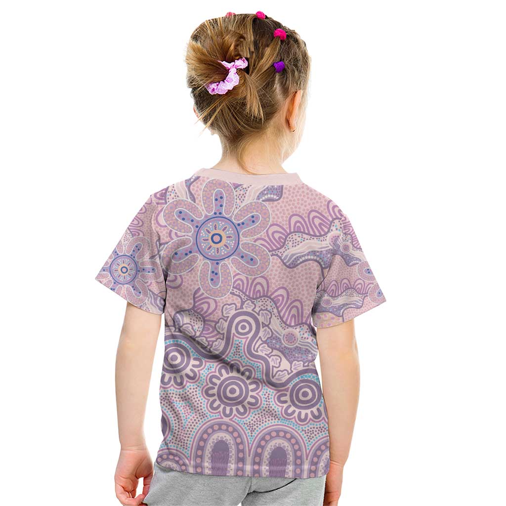Aboriginal-Islanders NAIDOC Week Kid T Shirt River and land aboriginal art