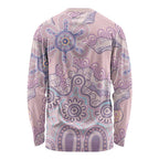 Aboriginal-Islanders NAIDOC Week Long Sleeve Shirt River and land aboriginal art