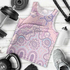 Aboriginal-Islanders NAIDOC Week Men Tank Top River and land aboriginal art