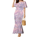 Aboriginal-Islanders NAIDOC Week Mermaid Dress River and land aboriginal art