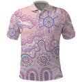 Aboriginal-Islanders NAIDOC Week Polo Shirt River and land aboriginal art