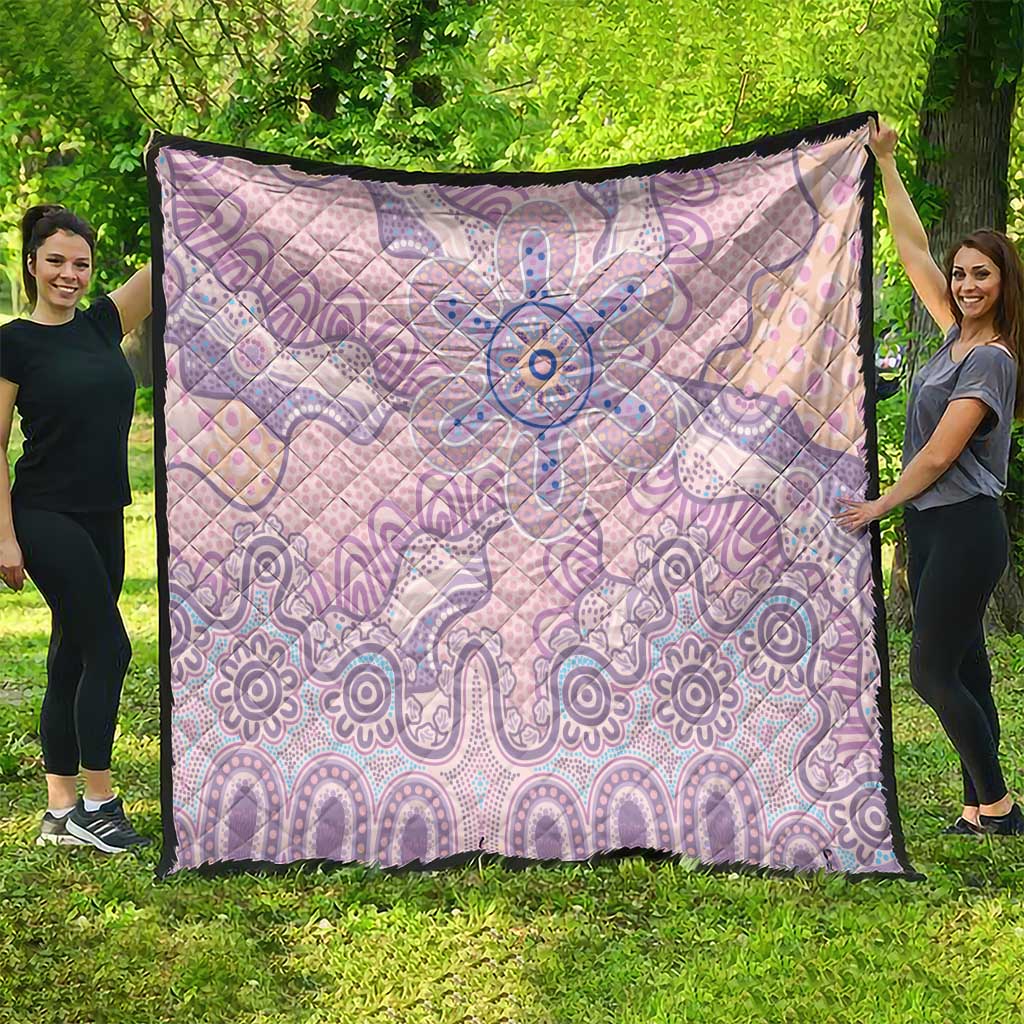 Aboriginal-Islanders NAIDOC Week Quilt River and land aboriginal art