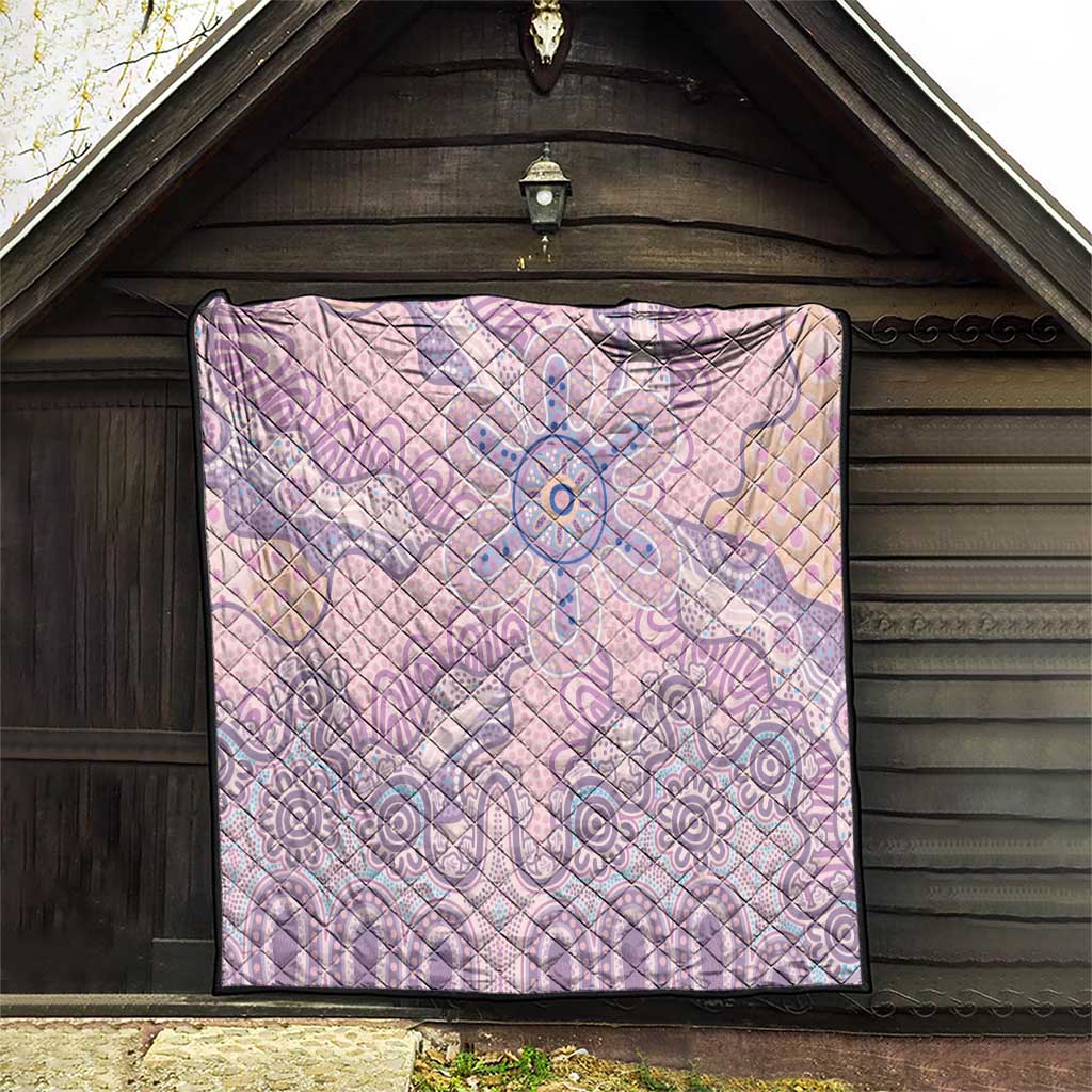 Aboriginal-Islanders NAIDOC Week Quilt River and land aboriginal art