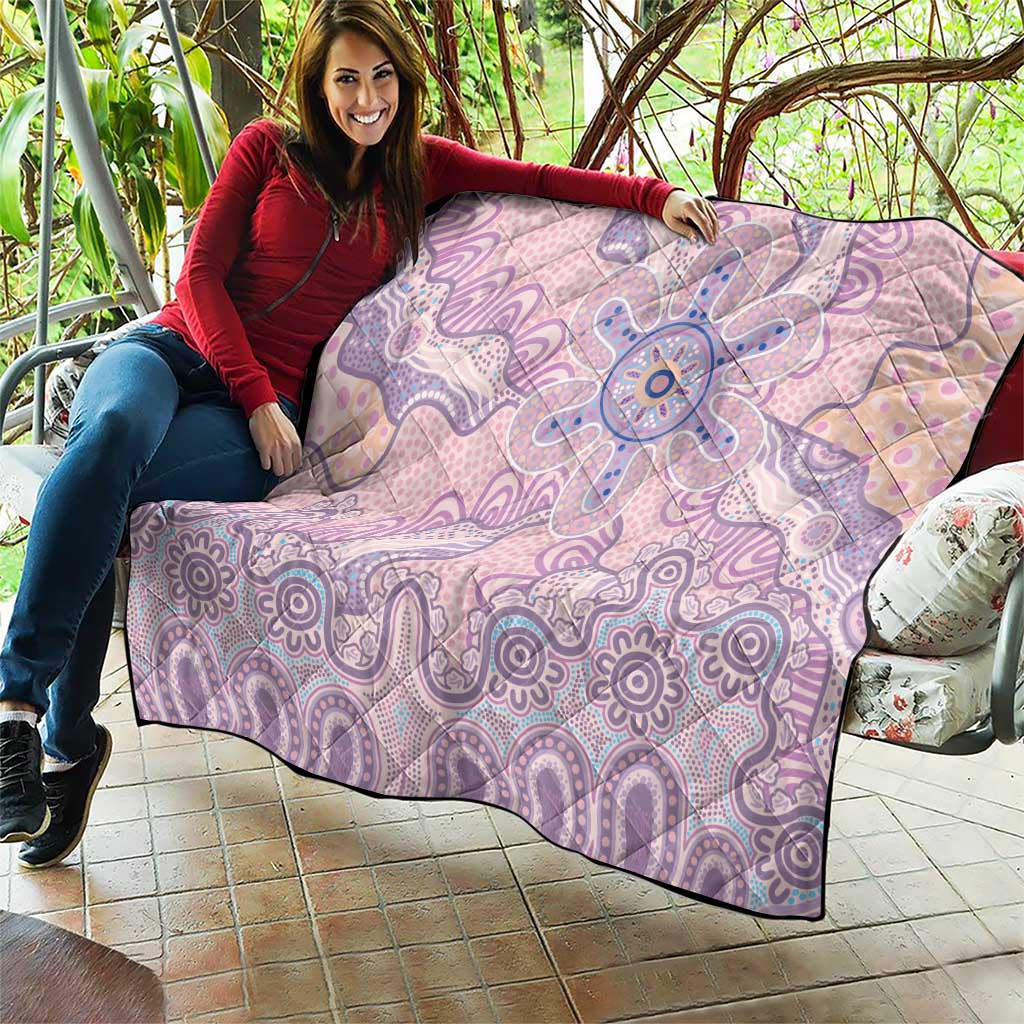 Aboriginal-Islanders NAIDOC Week Quilt River and land aboriginal art