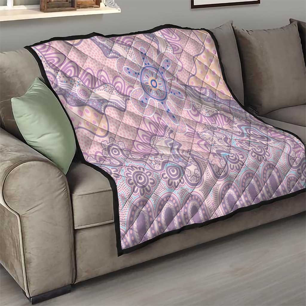 Aboriginal-Islanders NAIDOC Week Quilt River and land aboriginal art