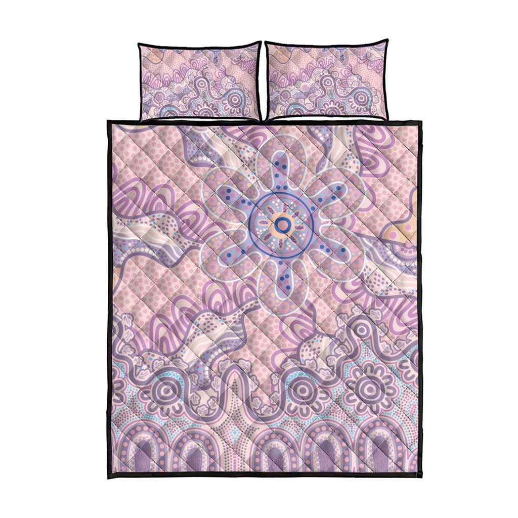 Aboriginal-Islanders NAIDOC Week Quilt Bed Set River and land aboriginal art