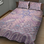 Aboriginal-Islanders NAIDOC Week Quilt Bed Set River and land aboriginal art
