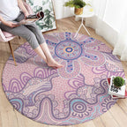 Aboriginal-Islanders NAIDOC Week Round Carpet River and land aboriginal art