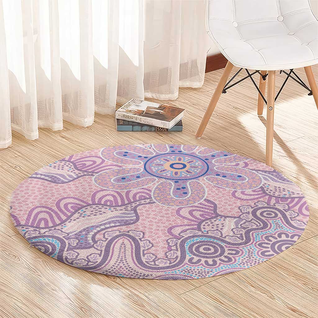 Aboriginal-Islanders NAIDOC Week Round Carpet River and land aboriginal art