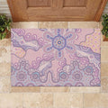 Aboriginal-Islanders NAIDOC Week Rubber Doormat River and land aboriginal art