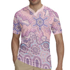 Aboriginal-Islanders NAIDOC Week Rugby Jersey River and land aboriginal art
