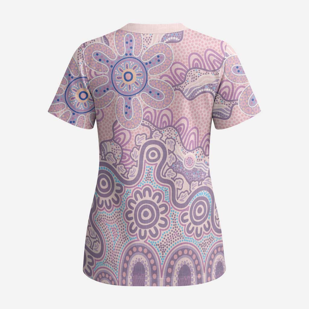 Aboriginal-Islanders NAIDOC Week Scrub Top River and land aboriginal art - Aussie Hoodie