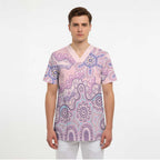 Aboriginal-Islanders NAIDOC Week Scrub Top River and land aboriginal art - Aussie Hoodie