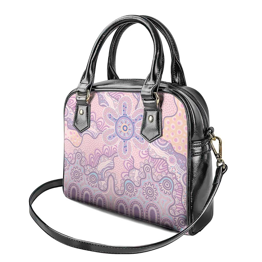 Aboriginal-Islanders NAIDOC Week Shoulder Handbag River and land aboriginal art