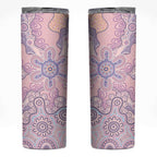 Aboriginal-Islanders NAIDOC Week Skinny Tumbler River and land aboriginal art