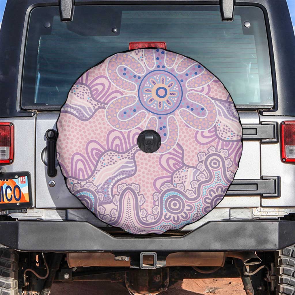 Aboriginal-Islanders NAIDOC Week Spare Tire Cover River and land aboriginal art