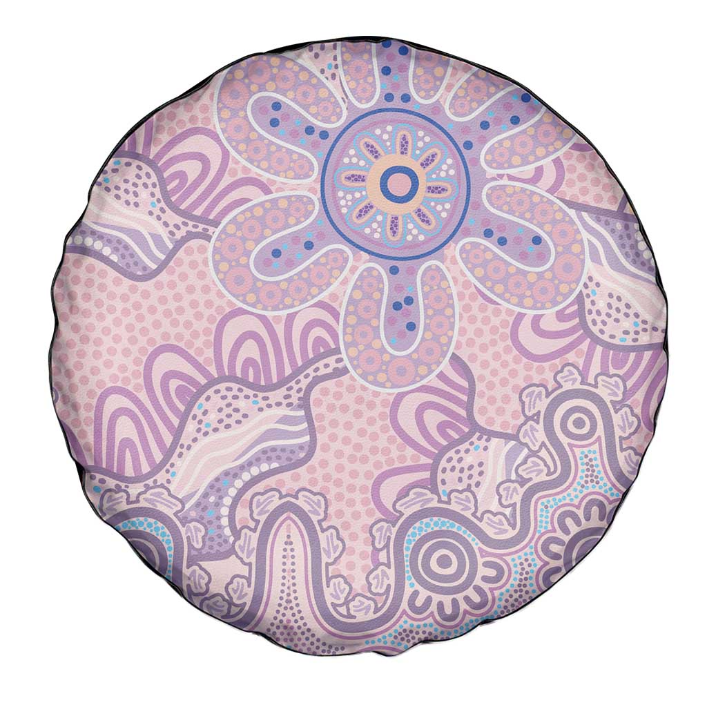 Aboriginal-Islanders NAIDOC Week Spare Tire Cover River and land aboriginal art