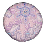 Aboriginal-Islanders NAIDOC Week Spare Tire Cover River and land aboriginal art