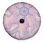 Aboriginal-Islanders NAIDOC Week Spare Tire Cover River and land aboriginal art