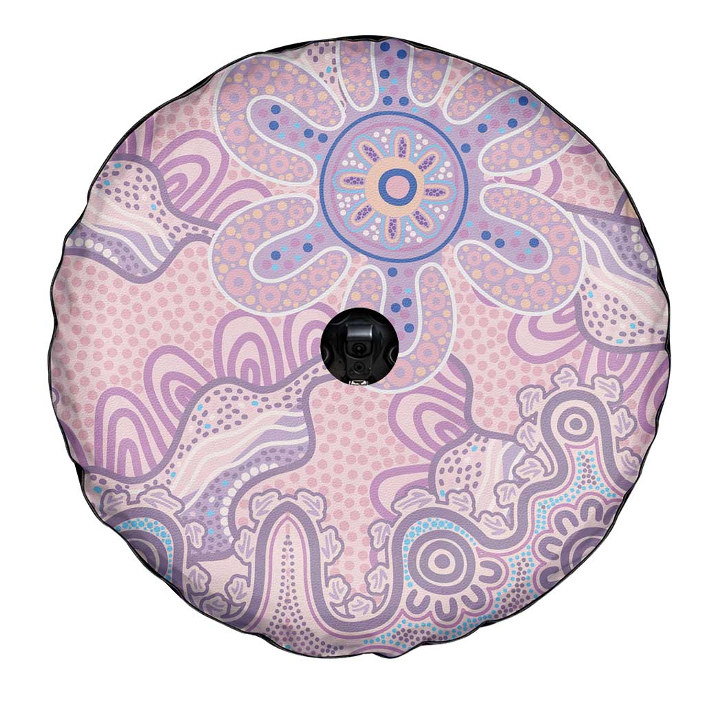 Aboriginal-Islanders NAIDOC Week Spare Tire Cover River and land aboriginal art