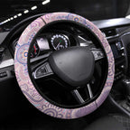 Aboriginal-Islanders NAIDOC Week Steering Wheel Cover River and land aboriginal art