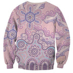 Aboriginal-Islanders NAIDOC Week Sweatshirt River and land aboriginal art