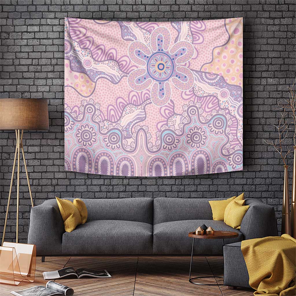 Aboriginal-Islanders NAIDOC Week Tapestry River and land aboriginal art