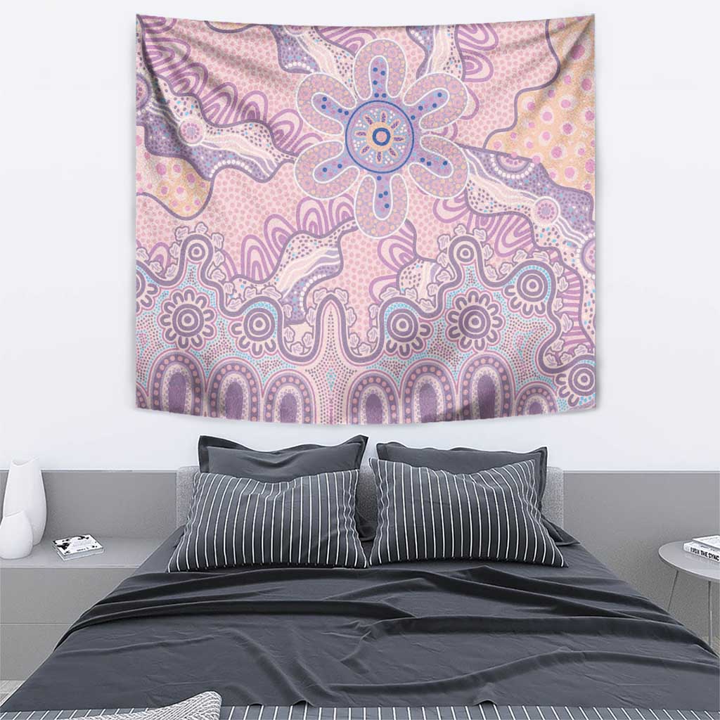 Aboriginal-Islanders NAIDOC Week Tapestry River and land aboriginal art