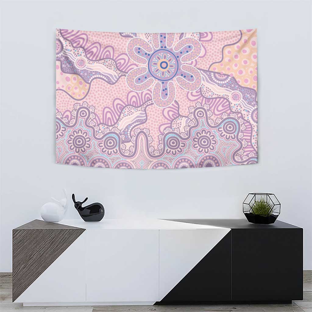 Aboriginal-Islanders NAIDOC Week Tapestry River and land aboriginal art