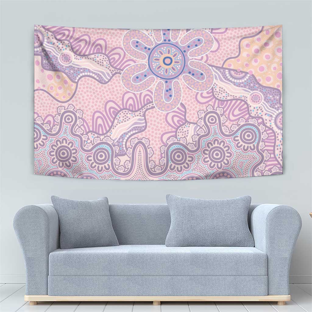 Aboriginal-Islanders NAIDOC Week Tapestry River and land aboriginal art