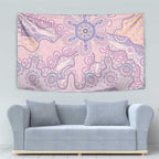 Aboriginal-Islanders NAIDOC Week Tapestry River and land aboriginal art