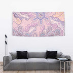 Aboriginal-Islanders NAIDOC Week Tapestry River and land aboriginal art