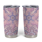 Aboriginal-Islanders NAIDOC Week Tumbler Cup River and land aboriginal art