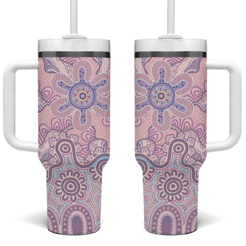 Aboriginal-Islanders NAIDOC Week Tumbler With Handle River and land aboriginal art