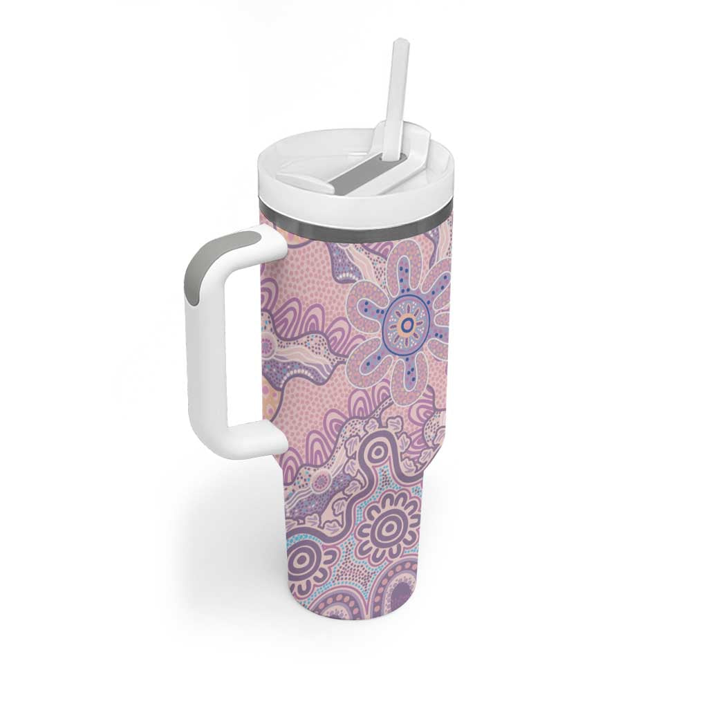 Aboriginal-Islanders NAIDOC Week Tumbler With Handle River and land aboriginal art